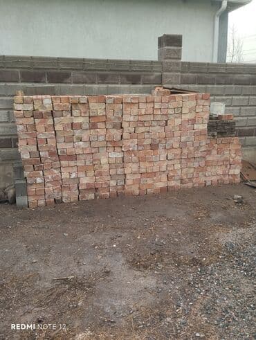 Полнотелый, таблетка, Жженый кирпич, Одинарный, 250×120×65 at lalafo.kg Полнотелый, таблетка, Жженый кирпич, Одинарный, 250×120×65