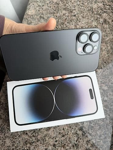 IPhone 14 Pro Max, Б/у, 512 ГБ, Черный, Коробка, 82 % at lalafo.kg IPhone 14 Pro Max, Б/у, 512 ГБ, Черный, Коробка, 82 %