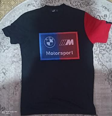 Мужская футболка, S, Puma, Новый, цвет - Черный at lalafo.kg Мужская футболка, S, Puma, Новый, цвет - Черный