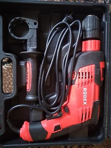 Ударная дрель RODEX в кейсе с набором принадлежностей Комплектация: - lalafo.kg да — 3 Ударная дрель RODEX в кейсе с набором принадлежностей Комплектация: - — 3