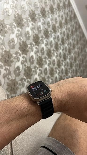АКБ 100 новые пару раз одевал Apple Watch Ultra (49 мм), титановый at lalafo.kg АКБ 100 новые пару раз одевал Apple Watch Ultra (49 мм), титановый