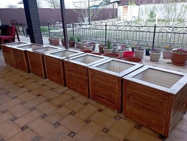 Вазоны для цветов, кустарников, деревьев! Ящики, кашпо at lalafo.kg Вазоны для цветов, кустарников, деревьев! Ящики, кашпо