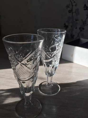Хрусталь. Набор рюмок. 6 штук. Писать по телефону at lalafo.kg Хрусталь. Набор рюмок. 6 штук. Писать по телефону