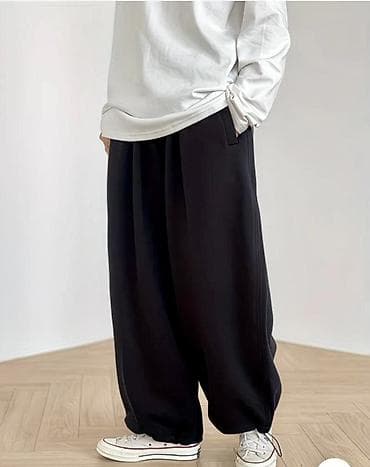 Штаны, Оверсайз, Китай, Трикотаж, Осень-весна at lalafo.kg Штаны, Оверсайз, Китай, Трикотаж, Осень-весна