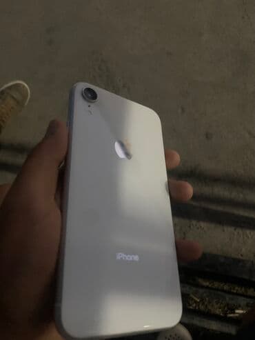 IPhone Xr, Б/у, 128 ГБ, Белый, 75 % at lalafo.kg IPhone Xr, Б/у, 128 ГБ, Белый, 75 %
