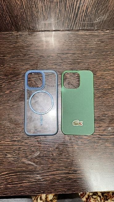 Продаю чехлы на iPhone 13 Pro. 2 штуки: прозрачный MagSafe и зелёный at lalafo.kg Продаю чехлы на iPhone 13 Pro. 2 штуки: прозрачный MagSafe и зелёный