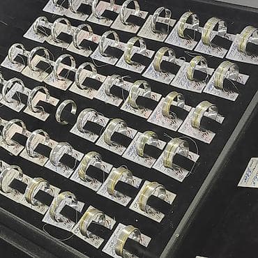 Серебряные Обручальные кольцы Серебро напыление золото 925 пробы at lalafo.kg Серебряные Обручальные кольцы Серебро напыление золото 925 пробы