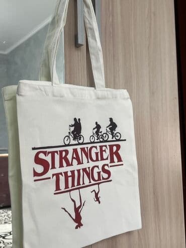 Сумка- шоппер stranger things at lalafo.kg Сумка- шоппер stranger things