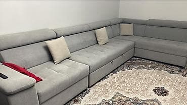 Угловой диван, C подушками at lalafo.kg Угловой диван, C подушками