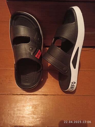 Мужские сандалии, 43, Новый, цвет - Черный, Самовывоз at lalafo.kg Мужские сандалии, 43, Новый, цвет - Черный, Самовывоз