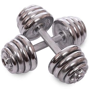 Гантели хром 15+15 кг at lalafo.kg Гантели хром 15+15 кг