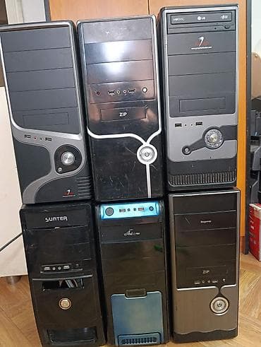 Системные блоки ATX формата (несколько штук), классические башенные lalafo.kg да Системные блоки ATX формата (несколько штук), классические башенные