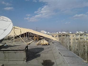 Монтаж двускатных и односкатных крыш «под ключ» Профессиональное at lalafo.kg Монтаж двускатных и односкатных крыш «под ключ» Профессиональное