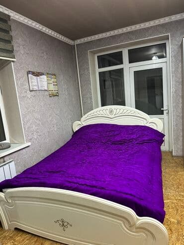 Спальный гарнитур, Б/у, Двуспальная кровать, МДФ, цвет - Белый at lalafo.kg Спальный гарнитур, Б/у, Двуспальная кровать, МДФ, цвет - Белый