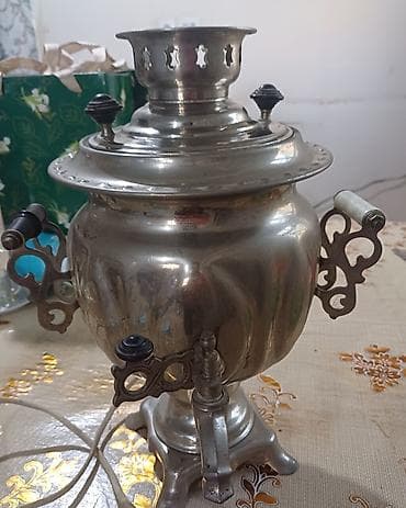 Самовар электрический, металлический, классической «грушевидной» at lalafo.kg Самовар электрический, металлический, классической «грушевидной»