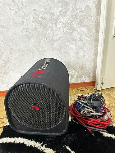 Сабвуфер автомобильный Nakamichi в корпусе «бочка» + комплект at lalafo.kg Сабвуфер автомобильный Nakamichi в корпусе «бочка» + комплект