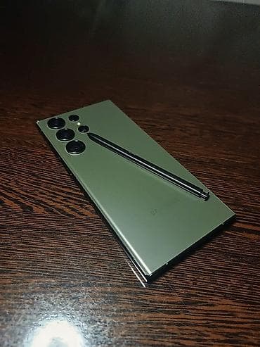 Samsung Galaxy S23 Ultra, Б/у, 512 ГБ, цвет - Зеленый, 1 SIM at lalafo.kg Samsung Galaxy S23 Ultra, Б/у, 512 ГБ, цвет - Зеленый, 1 SIM
