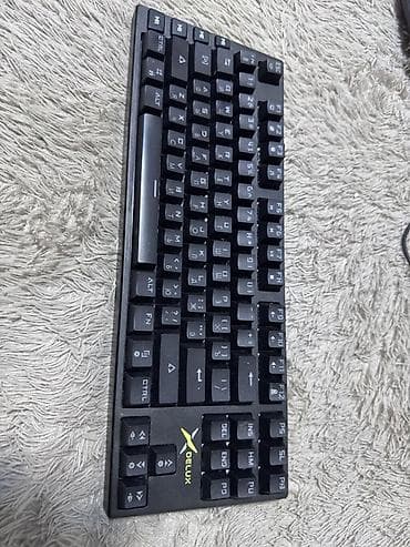 Клавиатура, Delux, Механическая, Проводное подключение, Размер: 100% at lalafo.kg Клавиатура, Delux, Механическая, Проводное подключение, Размер: 100%