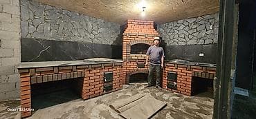 Печные комплексы из кирпича под ключ - Проектирование и кладка at lalafo.kg Печные комплексы из кирпича под ключ - Проектирование и кладка