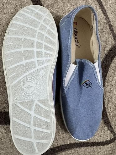 Мужские слипоны Alberola - Тип: текстильные слипоны без шнурков - at lalafo.kg Мужские слипоны Alberola - Тип: текстильные слипоны без шнурков -