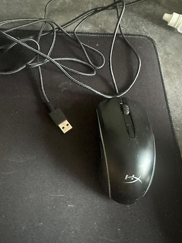 Проводная игровая мышь HyperX (USB) - Подключение: проводное, USB-A - at lalafo.kg Проводная игровая мышь HyperX (USB) - Подключение: проводное, USB-A -