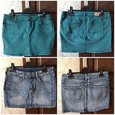 Продаю женские джинсовые юбки, в отличном состоянии, размер зеленый at lalafo.kg Продаю женские джинсовые юбки, в отличном состоянии, размер зеленый