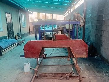 Продаю либо меняю пилараму кедр передвижной, мотор дизельный 25 at lalafo.kg Продаю либо меняю пилараму кедр передвижной, мотор дизельный 25