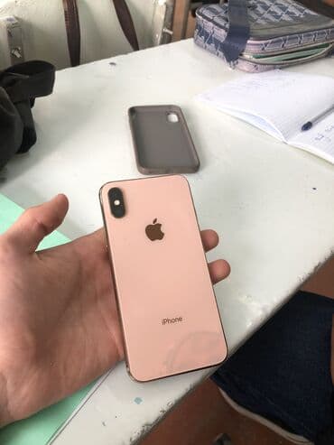 IPhone Xs, Б/у, 64 ГБ, Золотой, Чехол, Зарядное устройство, 100 % at lalafo.kg IPhone Xs, Б/у, 64 ГБ, Золотой, Чехол, Зарядное устройство, 100 %