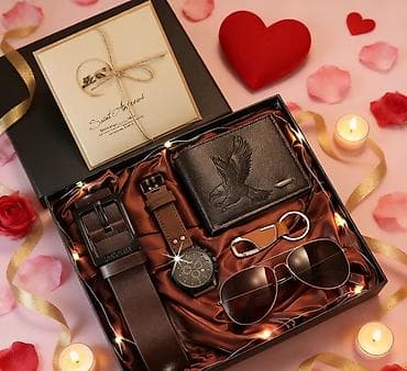 Мужской подарочный набор в коробке Состав: - Кожаный ремень at lalafo.kg Мужской подарочный набор в коробке Состав: - Кожаный ремень