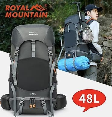 Ысык-Көлдө кемпинг: Туристический рюкзак Royal Mountain 48 л Использовался всего 2 раза ✅ lalafo.kg да — 4 Ысык-Көлдө кемпинг: Туристический рюкзак Royal Mountain 48 л Использовался всего 2 раза ✅ — 4