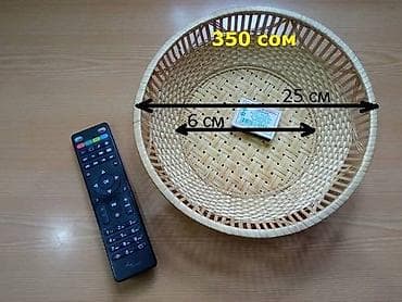 Бонбоньерки: Оригинальное, декоративное плетение из соломки. Чаша украсит ваш at lalafo.kg — 2 Бонбоньерки: Оригинальное, декоративное плетение из соломки. Чаша украсит ваш — 2