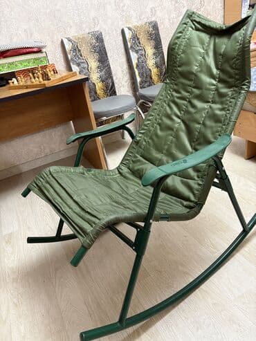 Кресла-качалка, цвет - Зеленый at lalafo.kg Кресла-качалка, цвет - Зеленый