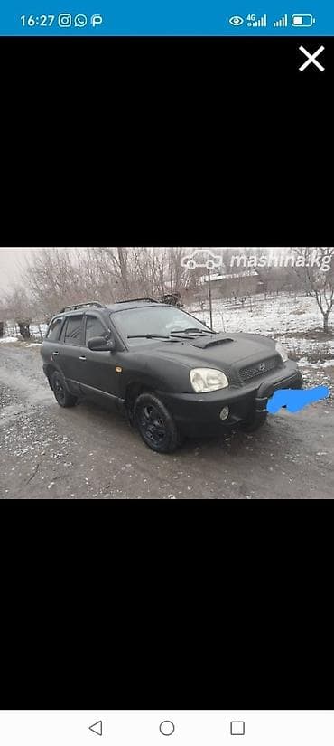 Hyundai Santa Fe: 2001 г., 2 л, Автомат, Дизель, Универсал at lalafo.kg — 7 Hyundai Santa Fe: 2001 г., 2 л, Автомат, Дизель, Универсал — 7