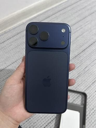 IPhone 17 Pro Max, 256 ГБ, Синий, Чехол, 96 % at lalafo.kg IPhone 17 Pro Max, 256 ГБ, Синий, Чехол, 96 %