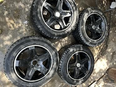 Комплект из 4 колес в сборе: литые диски + шины. 275-55 калесы от at lalafo.kg Комплект из 4 колес в сборе: литые диски + шины. 275-55 калесы от