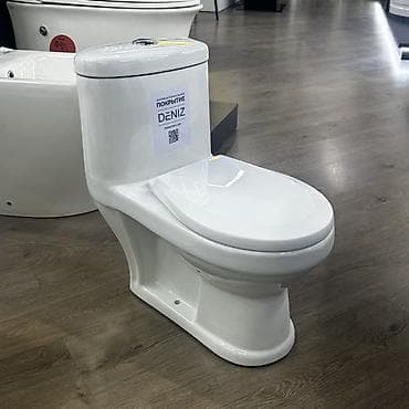 Детский Унитаз DENIZ, напольный, белый - Моноблок: чаша и бачок at lalafo.kg Детский Унитаз DENIZ, напольный, белый - Моноблок: чаша и бачок