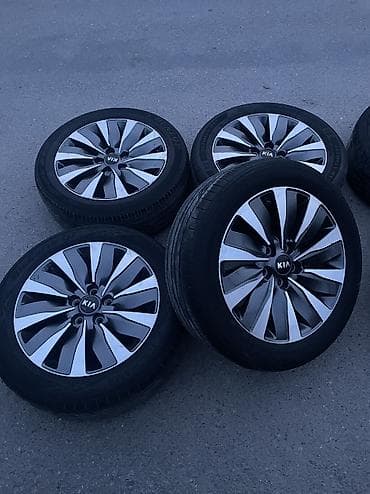 Литые Диски R 17 Kia, Комплект, отверстий - 5, Б/у at lalafo.kg Литые Диски R 17 Kia, Комплект, отверстий - 5, Б/у