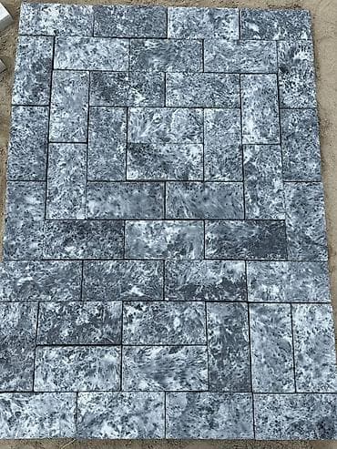 Брусчатка под мрамор (вибролитая) - Форма: набор прямоугольников и at lalafo.kg Брусчатка под мрамор (вибролитая) - Форма: набор прямоугольников и