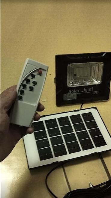 Солнечный прожектор с пультом управления Практичный и экономичный lalafo.kg да — 5 Солнечный прожектор с пультом управления Практичный и экономичный — 5