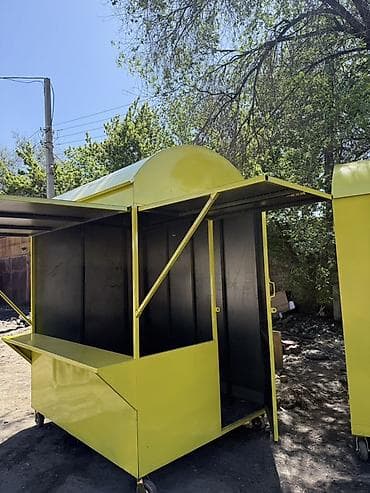 Передвижной торговый киоск/палатка на колесах - Конструкция из at lalafo.kg Передвижной торговый киоск/палатка на колесах - Конструкция из