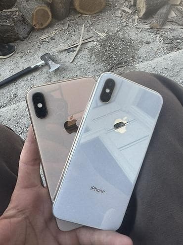 IPhone X, Б/у, Серебристый at lalafo.kg IPhone X, Б/у, Серебристый