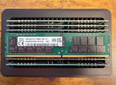 Оперативная память, Новый, Hynix, Более 64 ГБ, DDR4, 3200 МГц, Для ПК at lalafo.kg Оперативная память, Новый, Hynix, Более 64 ГБ, DDR4, 3200 МГц, Для ПК