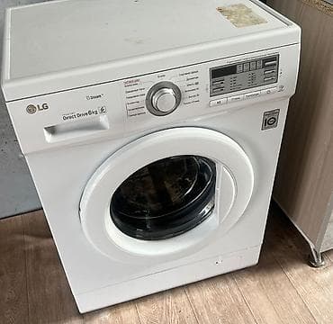 Стиральная машина LG с фронтальной загрузкой, инверторный Direct at lalafo.kg Стиральная машина LG с фронтальной загрузкой, инверторный Direct