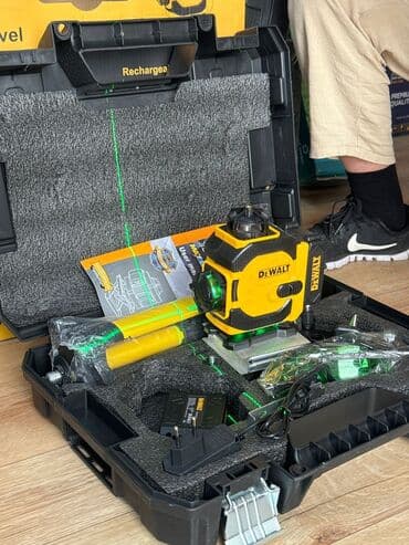 Лазерный нивелир с функцией перезарядки предназначенный для точных at lalafo.kg Лазерный нивелир с функцией перезарядки предназначенный для точных