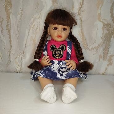 Proton: Кукла с реалистичным личиком и длинными заплетёнными косичками lalafo.kg да — 1 Proton: Кукла с реалистичным личиком и длинными заплетёнными косичками — 1