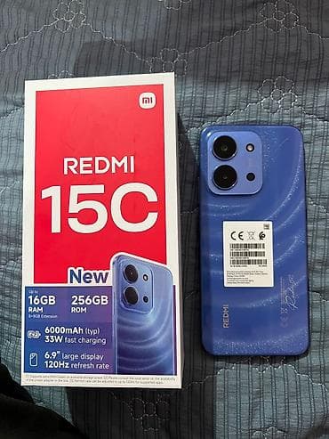 Redmi, Redmi 15C, 256 ГБ, цвет - Синий at lalafo.kg Redmi, Redmi 15C, 256 ГБ, цвет - Синий