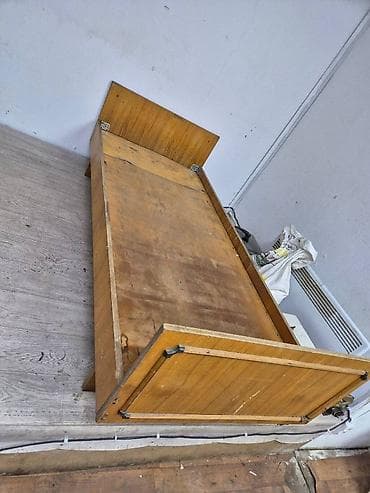 Бакча столдору: Продаются односпальные кровати, деревянные. 1 фото цена 1700 сом 2 lalafo.kg да — 1 Бакча столдору: Продаются односпальные кровати, деревянные. 1 фото цена 1700 сом 2 — 1