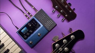 Гитарный процессор Valeton GP-100 в кайфовом сиреневом цвете - at lalafo.kg Гитарный процессор Valeton GP-100 в кайфовом сиреневом цвете -