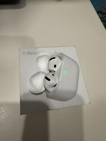 Apple AirPods 4 Оригинальные Отдам с коробкой, с документами Покупал at lalafo.kg Apple AirPods 4 Оригинальные Отдам с коробкой, с документами Покупал
