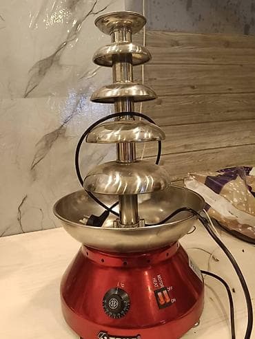 Шоколадный фонтан Ieton ET-CF-51 - Материал: нержавеющая сталь (чаша at lalafo.kg Шоколадный фонтан Ieton ET-CF-51 - Материал: нержавеющая сталь (чаша